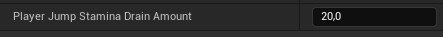 Player Jump Stamina Drain Amount Config
